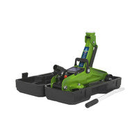 Sealey 1050CXDHV Trolley Jack 2tonne Hi-Vis Short Chassis with Storage Case