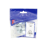 ForgeFix M16 Hexagon Nut ZP 10NUT16 (10 Pack)