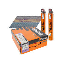 Paslode 141234 3.1 x 90mm Galv-Plus Smooth Nail Fuel Pack for IM350+ (2200 Pack + 2 Fuel Cells)