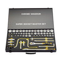 Draper 15372 1/2" Sq. Dr. Metric, Whitworth and Imperial Socket Set (58 Piece)