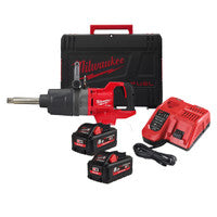 Milwaukee M18 ONEFHIWF1D One-Key„¢ 1" Impact Wrench with 2x 8.0Ah Batteries