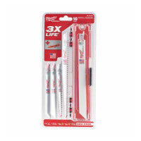 Milwaukee 49222211 10-Piece Thin Kerf Sawzall Reciprocating Saw Blade Set