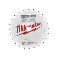 Milwaukee 4932471931 TCT Circular Saw Blade 165mm x 20mm 24T