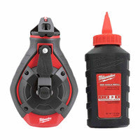 Milwaukee 4932498390 Fine Line Chalk Reel & Red Chalk Refill