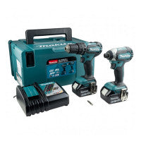 Makita DLX2283TJ 18v LXT Brushless Combi & Impact Driver Twin Pack with 2x 5.0Ah Batteries