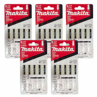 Makita A-85690 Clean Cut Wood Jigsaw Blades 70mm x 6 TPI (25 Pack)