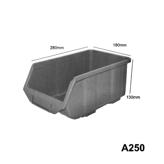 A250 Part Bin - 280mm x 180mm x 130mm