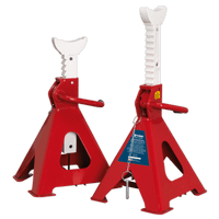 Sealey AAS5000 Axle Stands (Pair) 5tonne Capacity per Stand Auto Rise Ratchet