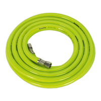 Sealey AHFC5 Air Hose High Visibility 5m x Ø8mm with 1/4"BSP Unions