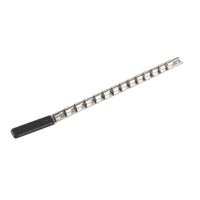 Sealey AK1214 Socket Retaining Rail with 14 Clips 1/2"Sq Drive