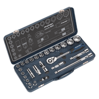 Sealey AK27482 Socket Set 26pc 1/2"Sq Drive Lock-On™ 6pt Metric