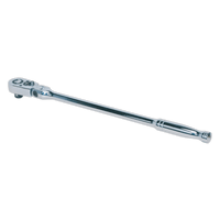 Sealey AK662F Ratchet Wrench Flexi-Head 445mm 1/2"Sq Drive Pear-Head Flip Reverse