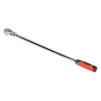 Sealey AK6698 Ratchet Wrench Flexi-Head Extra Long 600mm 1/2"Sq Drive