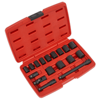 Sealey AK68217 Impact Socket Set 17pc 3/8"Sq Drive Metric