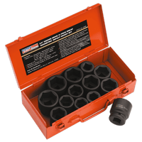 Sealey AK686 Impact Socket Set 13pc 3/4"Sq Drive Metric/Imperial