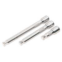 Sealey AK764 Wobble/Rigid Extension Bar Set 3pc 1/2"Sq Drive