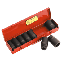 Sealey AK80/9M Impact Socket Set 8pc 3/4"Sq Drive Deep Metric