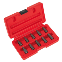 Sealey AK8181 Multi-Spline Screw Extractor Set 10pc
