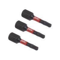 Sealey AK8216 TRX-Star* T15 Impact Power Tool Bits 25mm - 3pc