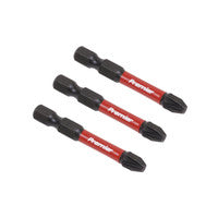 Sealey AK8234 Pozi #3 Impact Power Tool Bits 50mm - 3pc