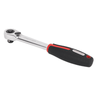 Sealey AK8981 Ratchet Wrench 3/8"Sq Drive Compact Head 72-Tooth Flip Reverse Platinum Series