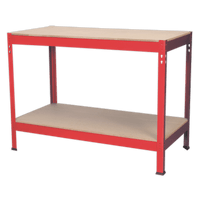 Sealey AP1210 Workbench 1.2m Steel Wooden Top