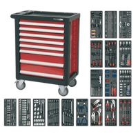 Sealey AP2408TTC08 Rollcab 8 Drawer with Ball Bearing Slides & 707pc Tool Kit