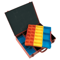 Sealey APMC27 Metal Case 2 Layer with 27 Storage Bins