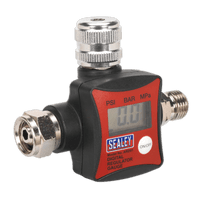 Sealey ARD01 On-Gun Air Pressure Regulator/Gauge Digital