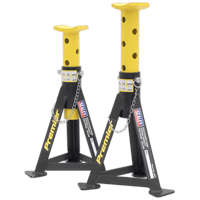 Sealey AS3Y Axle Stands (Pair) 3tonne Capacity per Stand Yellow