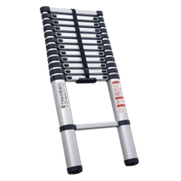 Sealey ATL13 Aluminium Telescopic Ladder 13-Tread EN 131