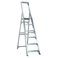 Sealey AXL6 Aluminium Step Ladder 6-Tread Industrial BS 2037/1