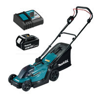 Gearrthóir Faiche Makita DLM330RT 18V LXT 330mm le Ceallraí 1x 5.0Ah