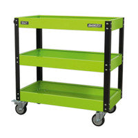 Sealey CX110HV Workshop Trolley 3-Level Heavy-Duty - Hi-Vis Green