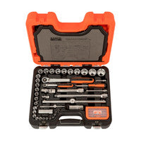 Bahco BAHS95 S95 1/4in & 1/2in Drive Socket & Mech Set 95pc Metric
