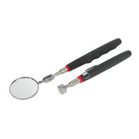 Sealey S0940 Telescopic Magnetic Pick-Up Tool & Inspection Mirror Set 2pc