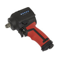 Sealey SA6002S Air Impact Wrench 1/2"Sq Drive Stubby Twin Hammer