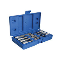 Tacar Giotán Soicéad Liathróid Heicseagánach Breise Fada le Tiomántán 3/8 orlach BlueSpot Tools B/S01510 7 bpíosa