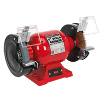 Sealey BG150XLW/98 Bench Grinder Ø150mm with Wire Wheel 370W/230V
