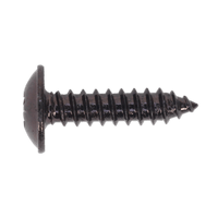 Scriú Féin-Thapála Sealey BST4819 4.8 x 19mm Ceann Flanged Pozi Dubh BS 4174 Pacáiste de 100
