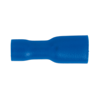 Sealey BT15 Fully Insulated Terminal 4.8mm Female Blue Pack of 100