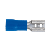 Sealey BT19 Push-On Terminal 4.8mm Female Blue Pack of 100