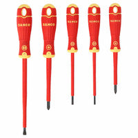 Bahco B220.015 BahcoFit VDE Insulated Screwdriver Set (SL/PZ) 5pcs