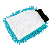 Sealey CC77 Shaggy Microfibre Mitt 2-in-1