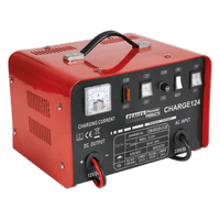 Luchtaire Ceallraí Sealey CHARGE124 28Amp 12/24V 230V