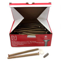 N-Durance CON75122 Torx Concrete Frame Screws 7.5 x 122mm (100 Box)