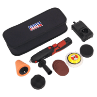 Sealey CP2812V Cordless Mini Sander/Polisher Kit 75mm 12V Lithium-ion
