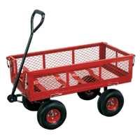 Sealey CST997 Platform Truck with Removable Sides Pneumatic Tyres 200kg Capacity