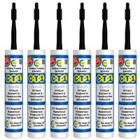 CT1 Sealant & Construction Adhesive Black 290ml (6 Pack)