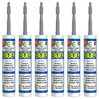 CT1 Sealant & Construction Adhesive Grey 290ml (6 Pack)